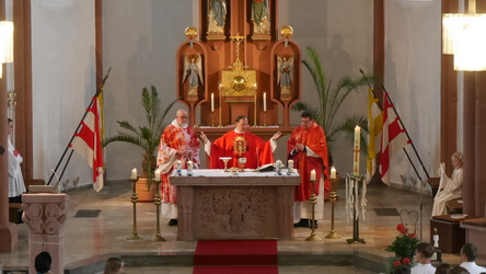 Diakon Völker, Weihbischof Paul und Pfarrer Krems