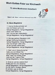 Wortgottesfeier mit Pastoralreferentin Katja Roth Wortgottesfeier mit Pastoralreferentin Katja Roth